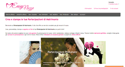 Desktop Screenshot of partecipazioni-di-matrimonio.com